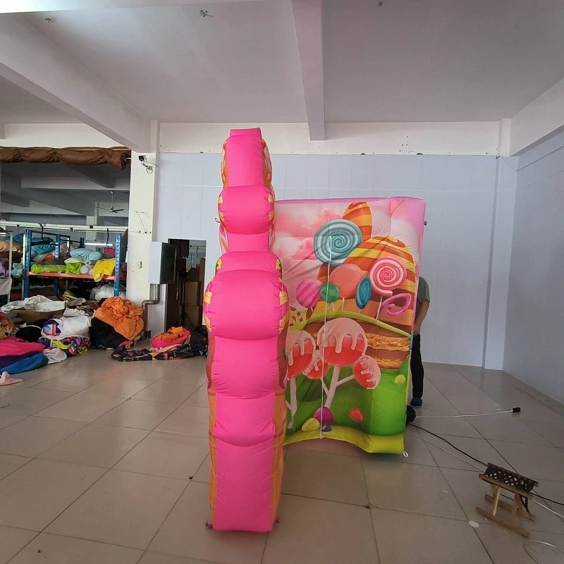 Gian hàng thực phẩm bơm hơi
