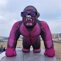Sân khấu hình động vật bơm hơi-